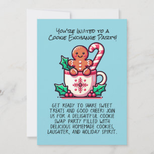 Bearbeiten von Weihnachts-Cookie Exchange-Party be Einladung