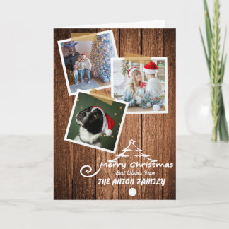 Bearbeiten von Weihnachts-Fotos - Saisonkarte Feiertagskarte