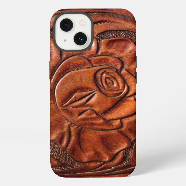 "Bearbeitete Leder" iPhone 6 starkes Xtreme Hülle (Rückseite)