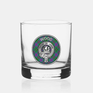 [BEARBEITUNG] Clan Wood Wappen & Tartan Whiskyglas