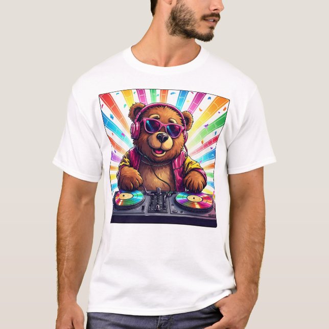 Bearbie DJ T-Shirt (Vorderseite)