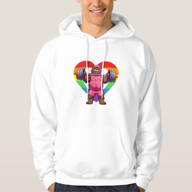 Bearbie-Liebe Hoodie (Vorderseite)