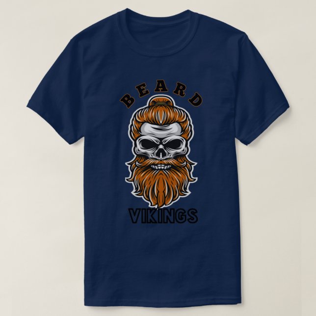 Beard and mustache T-Shirt (Design vorne)