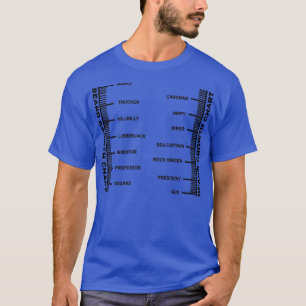 Beard Chart Funny T-Shirt