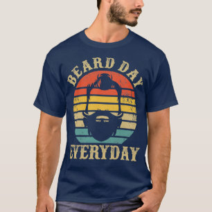 Beard Day Jeden Hipster Erwachsene Männer Maskulin T-Shirt