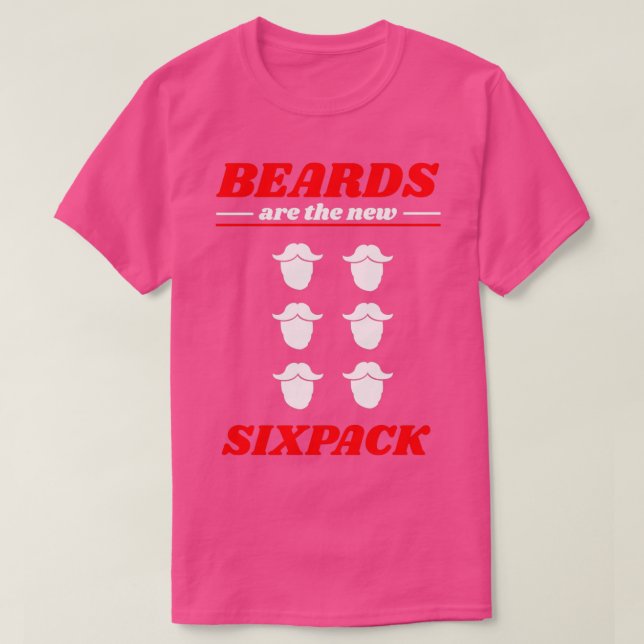 Beard Full Mustache Men Gift 14 T-Shirt (Design vorne)