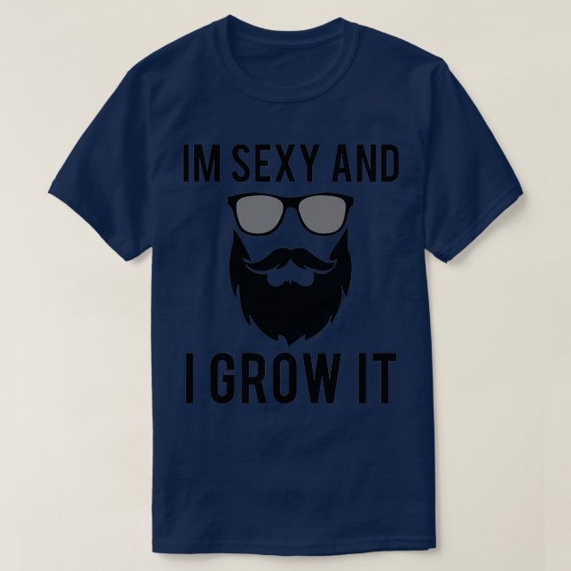 Beard Funny Zitat Gesichtshaar Bartbeere Männer Ge T-Shirt (Design vorne)