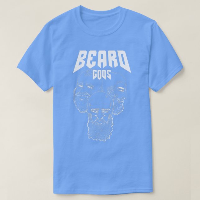 Beard Gods Beard Lovers Donx27t Shave Funny Beard T-Shirt (Design vorne)