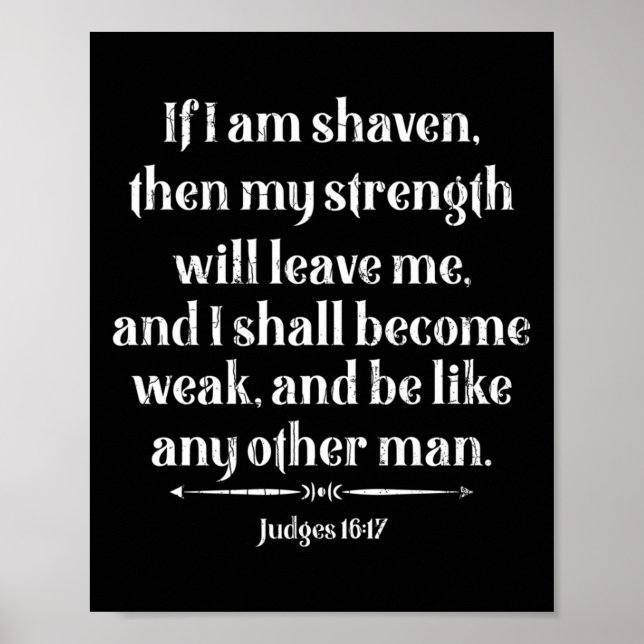 Beard Lover Zitat Funny Bearded Men Vater Graphic  Poster (Vorne)