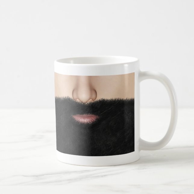 Beard Mouth and Nose Kaffeetasse (Rechts)