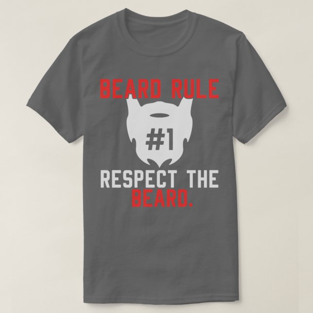 BEARD REGEL 1 ACHTUNG DER REGEL 2 T-Shirt (Design vorne)