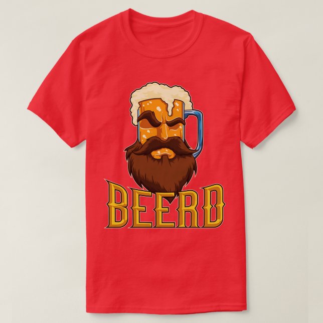 Beard Tasse Beerd Beer Lover T-Shirt (Design vorne)