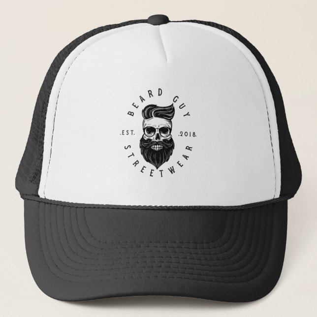 Beard Typ Trucker Hat Truckerkappe (Vorderseite)