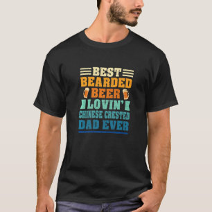 Bearded Beer Lovin Chinesischer Creative Vater Fun T-Shirt