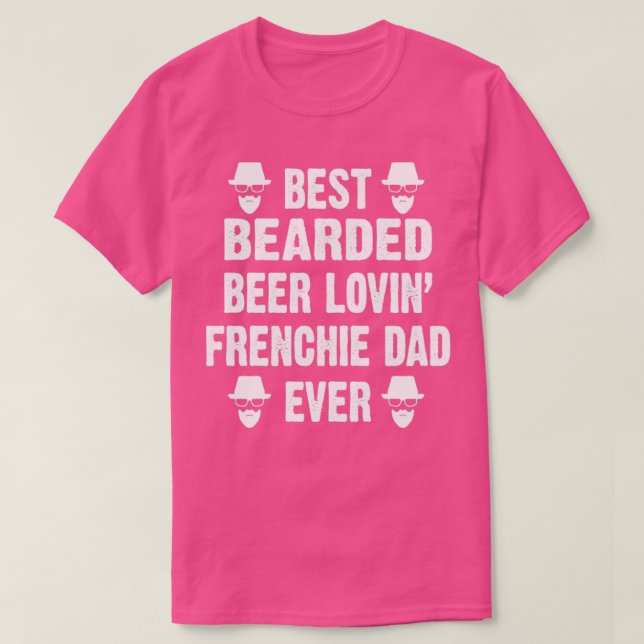 Bearded Beer Lovin Vater T-Shirt (Design vorne)
