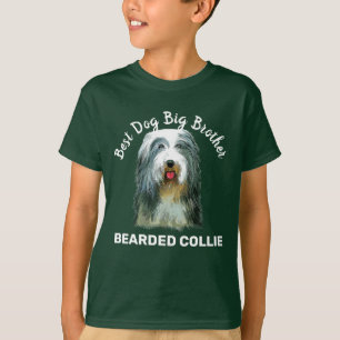 Bearded Collie bester Hund großer Bruder T-Shirt