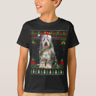 Bearded Collie Dog Lover Santa Ugly Bartded Collie T-Shirt