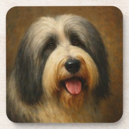 Bearded Collie Getränkeuntersetzer