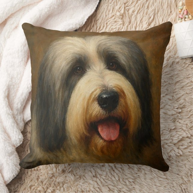 Bearded Collie Kissen (Decke)