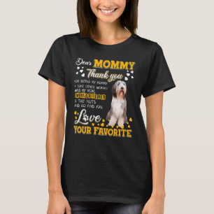 Bearded Collie Sehr geehrte Mommy danke Ihnen, das T-Shirt