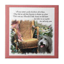 Bearded Collie Summer Garden