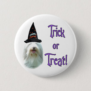Bearded Collie Trick Button