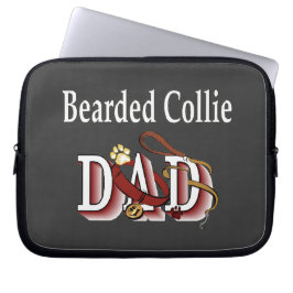 Bearded Collie Vater Laptopschutzhülle