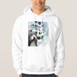 Bearded Collie Weihnachtsgeschenke Hoodie