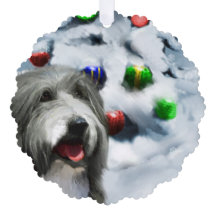 Bearded Collie Weihnachtsgeschenke