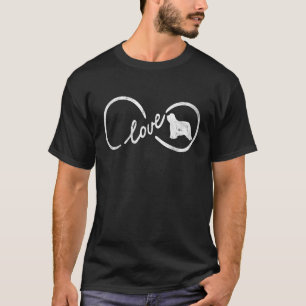 Bearded Collie Women Teen Girls Kinder Liebe 2 T-Shirt