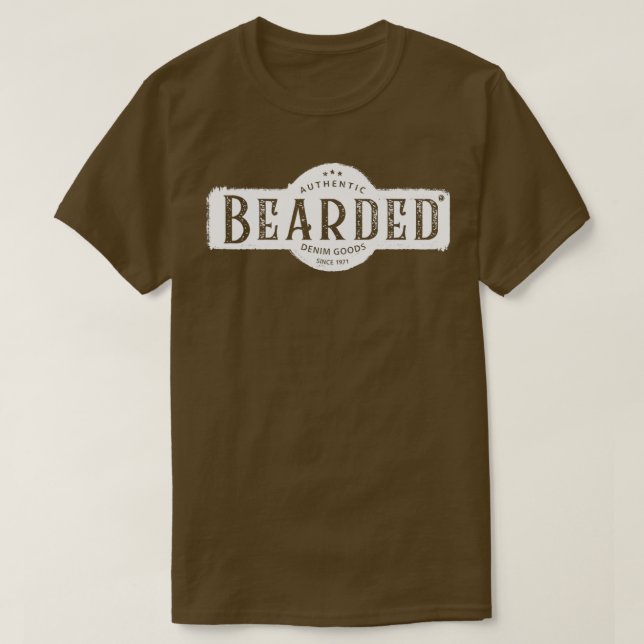 Bearded Denim Goods T-Shirt (Design vorne)