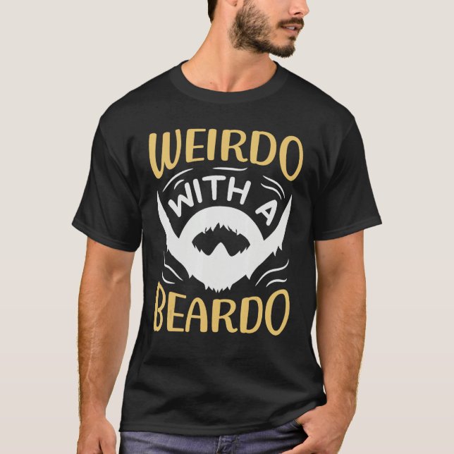 Bearded Dragon Beardie Weirdo With A Beardo T-Shirt (Vorderseite)