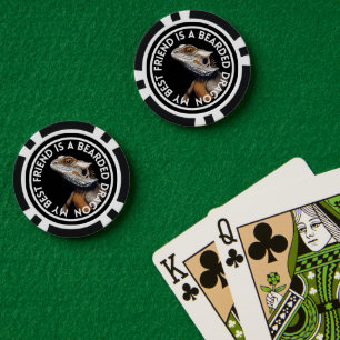 Bearded Dragon - Bester Freund Pokerchips