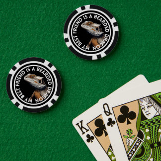 Bearded Dragon - Bester Freund Pokerchips