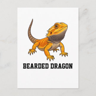 Bearded Dragon Customizable Personalizable  Postkarte
