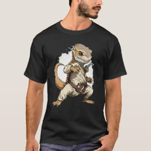 Bearded Dragon Judo Kickboxing Wrestling Karate Ma T-Shirt