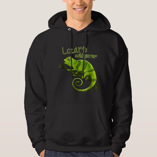 Bearded Dragon Lizard Whisperer Birthday Hoodie (Vorderseite)