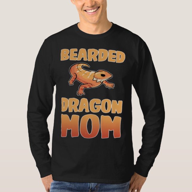 Bearded Dragon Mom   Mother Day T-Shirt (Vorderseite)