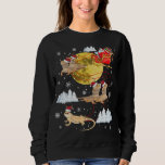 Bearded Dragon Reindeer Christmas Pajama Santa Xma Sweatshirt<br><div class="desc">Bearded Dragon ReindeChristmas Pajama Weihnachten</div>