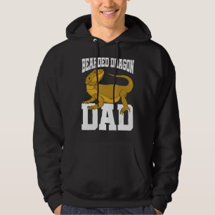 Bearded Dragon Vater Reptile Animal Lizard Bearded Hoodie