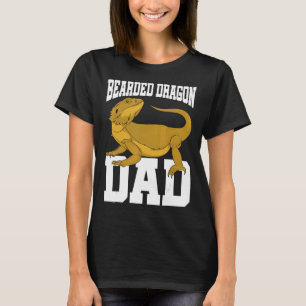 Bearded Dragon Vater Reptile Animal Lizard Bearded T-Shirt