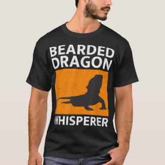 Bearded Dragon Whisperer Vintag Pagona Lizard Rep T-Shirt