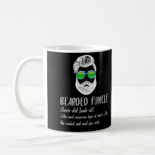 Bearded Funcle Definition Uncle for Men Kaffeetasse