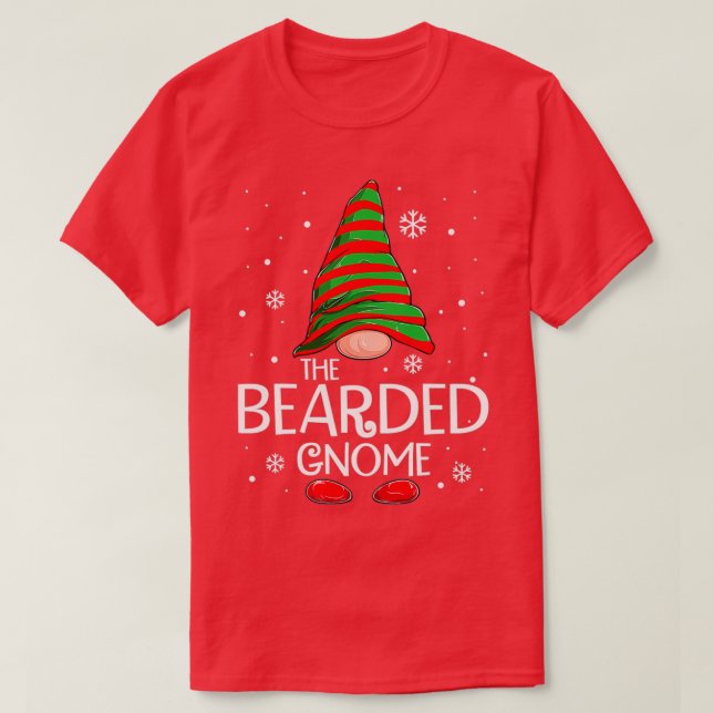 Bearded Gnome Matching Family T-Shirt (Design vorne)