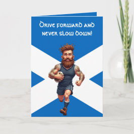 Bearded, Tattooed, and Fearless Scottish Rugby Karte