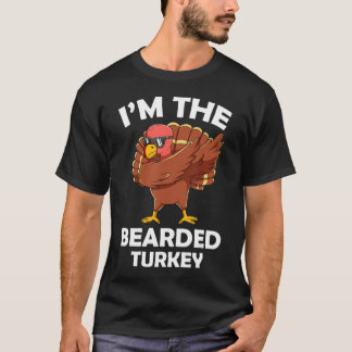Bearded Turkey Family Group Matching Erntedank T-Shirt