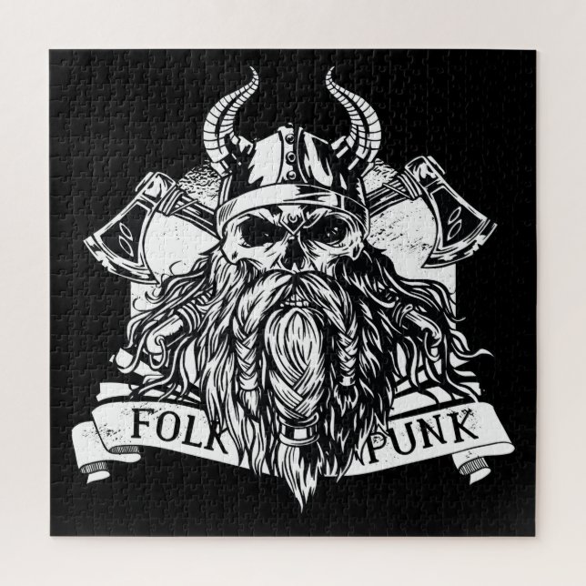 Bearded Viking Warrior Puzzle (Vertikal)