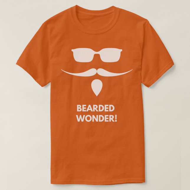 Bearded Wonder Beard Fan 2 T-Shirt (Design vorne)