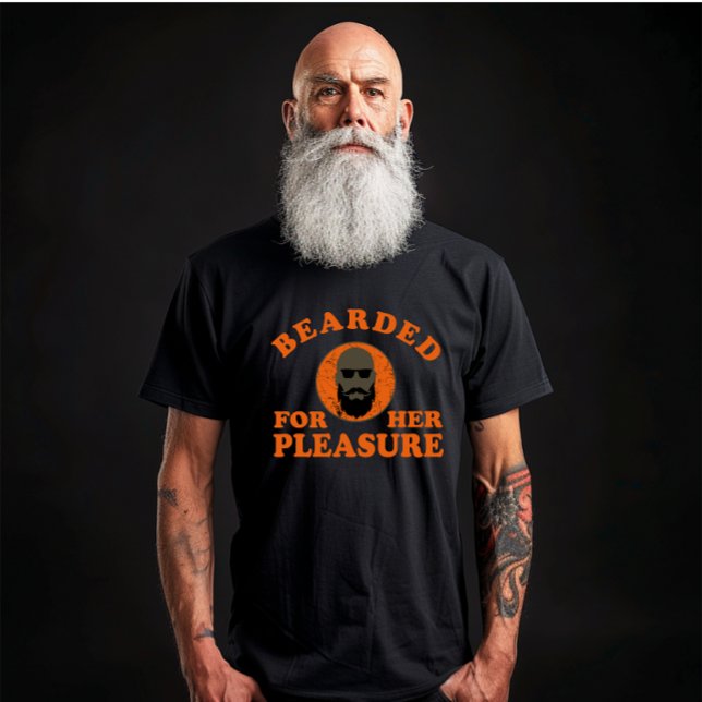 Bearded zites lustiges Bart Redewendungen Geschenk T-Shirt (Von Creator hochgeladen)