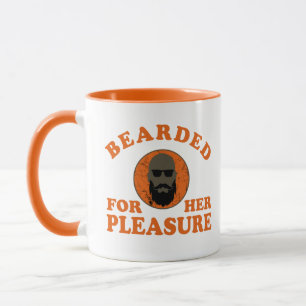 Bearded zites lustiges Bart Redewendungen Geschenk Tasse